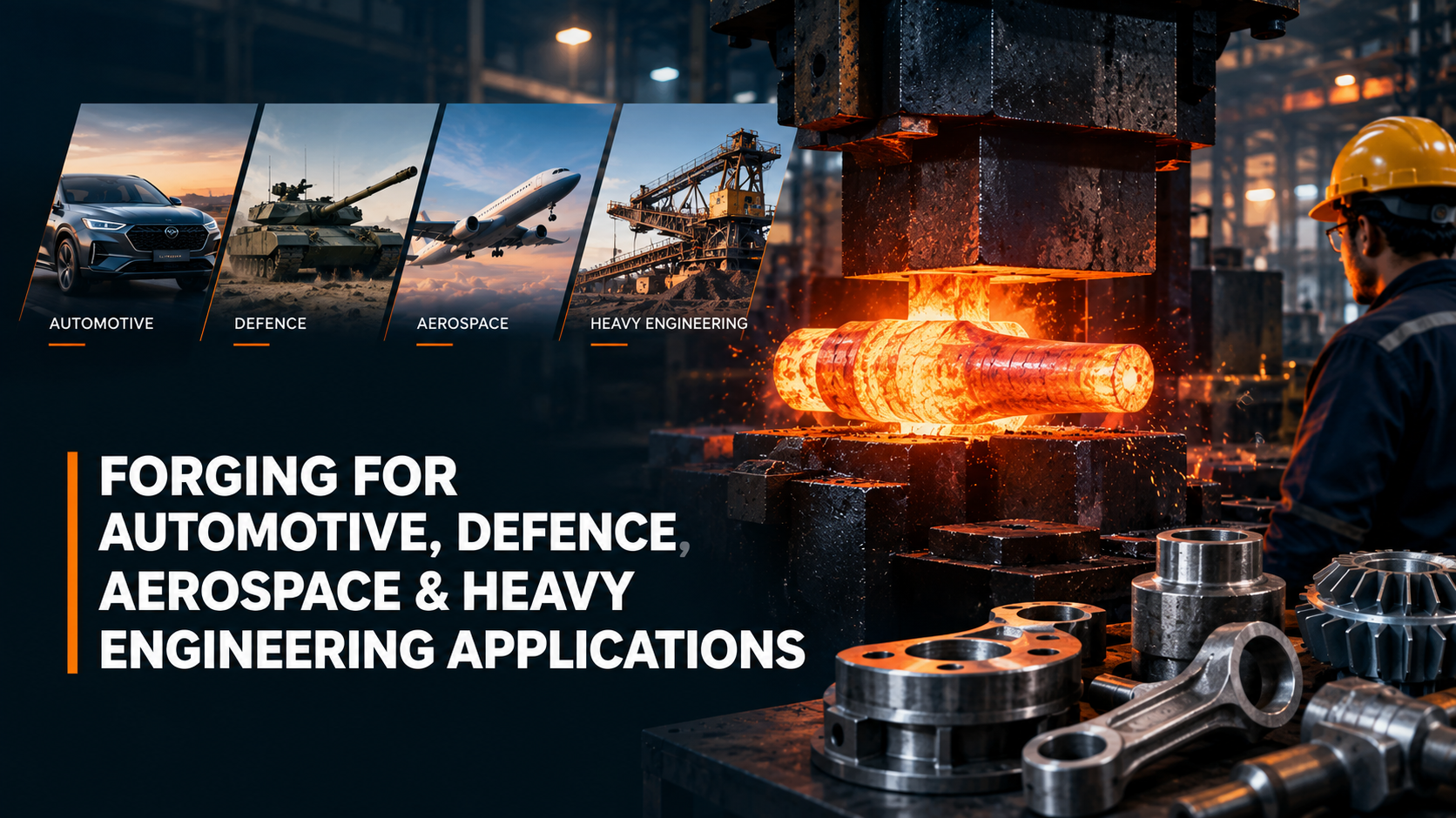 Forging for Automotive, Defence, Aerospace & Heavy Engineering Applications